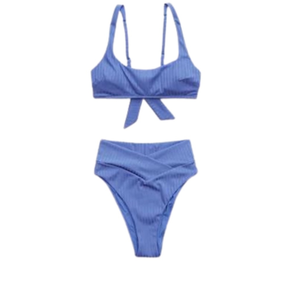**NWOT** AERIE RIBBED SHINE BIKINI